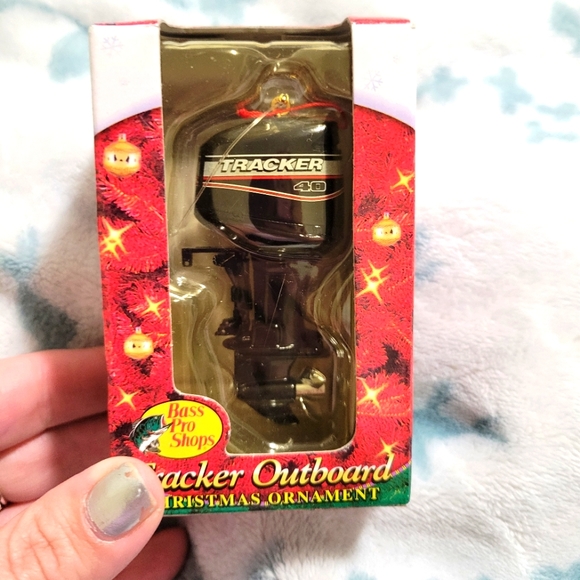 Bass Pro Shops Holiday Bass Pro Shop Tracker Outboard Ornament